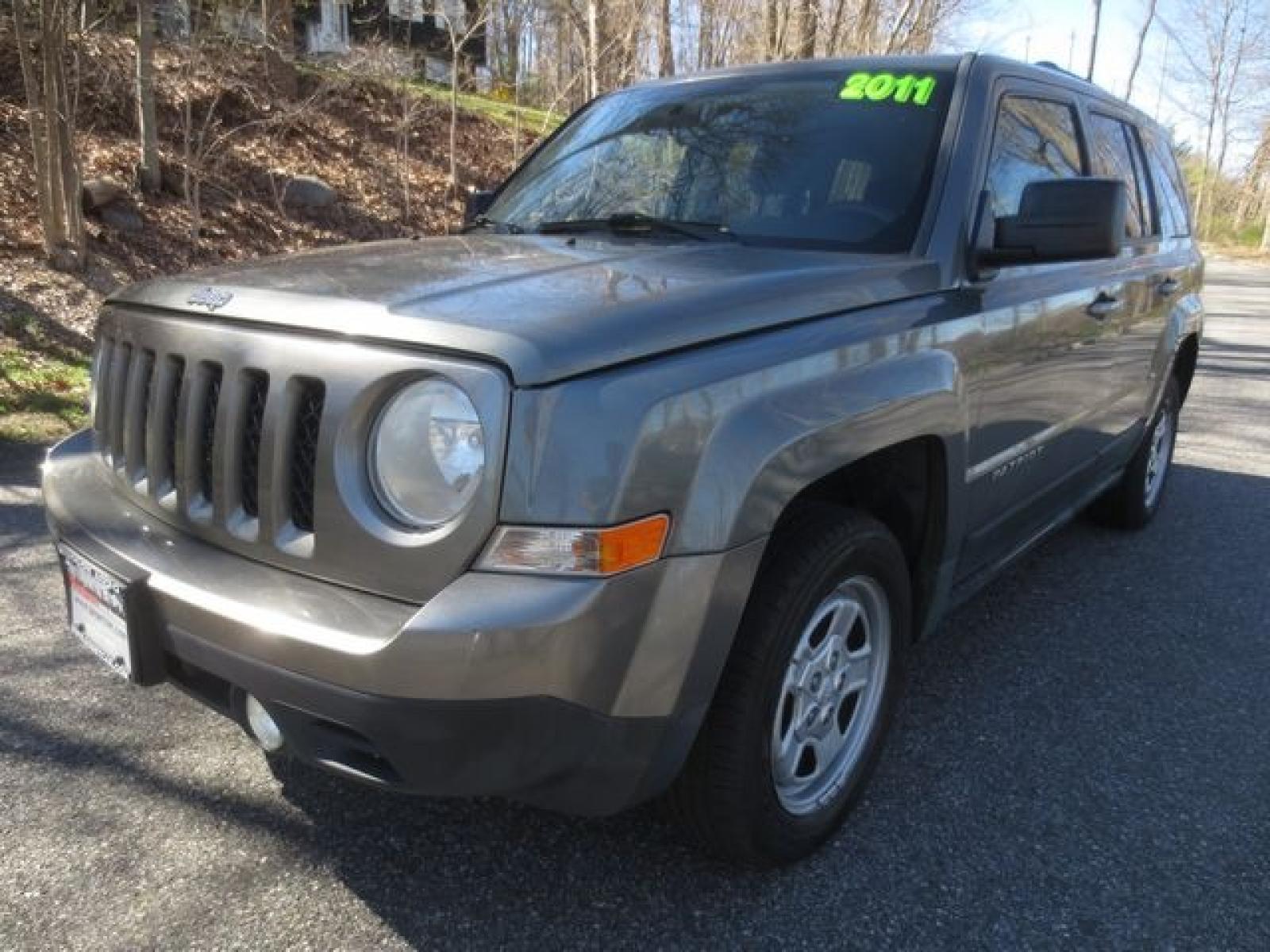 2011 Gray /Gray Jeep Patriot (1J4NT1GB1BD) with an 2.4L L4 DOHC 16V engine, Automatic transmission, located at 270 US Route 6, Mahopac, NY, 10541, (845) 621-0895, 41.349022, -73.755280 - Photo #0